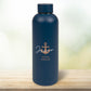 Trinkflasche "Mein Anker" dunkelblau mit kupferfarbenen Metallic-Details
