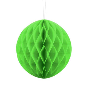 Wabenball aus Papier 20 cm apfelgrün