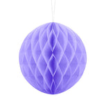 Wabenball aus Papier 20 cm helles Lila