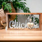 Wanddekoration Glück 40x20cm personalisiertes Geschenk