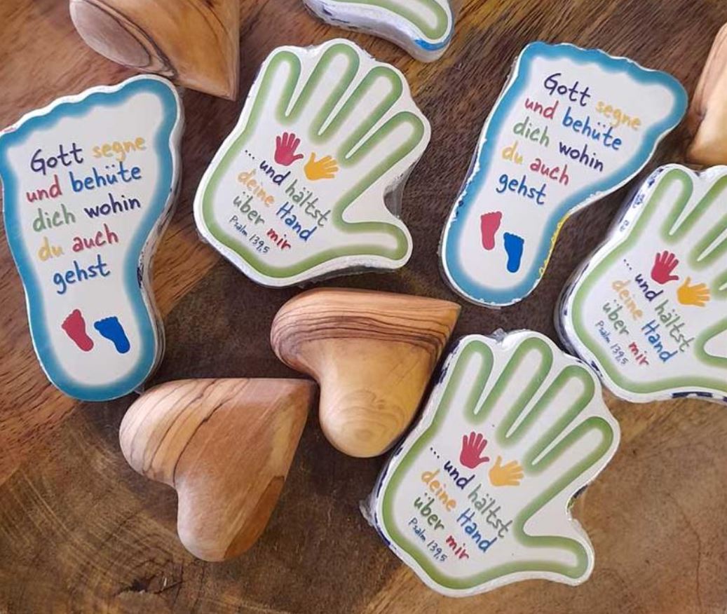 gepresstes Zauberhandtuch "...und hältst deine Hand über mir"