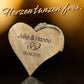 Holzherz 15x15 cm personalisierbares Geschenk