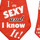 Party-Krawatte "I´m sexy and I know it"