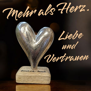 Herz 8x13x6 cm personalisiertes Geschenk