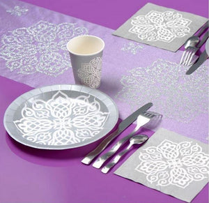 DekoGuru® Produktset: "Oriental" silber (Basic)
