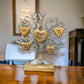 Holzherz 4x4x2 cm Anhänger mit 2-seitiger Gravur personalisierbar