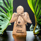 Holzengel 18x20x3 cm personalisiertes Geschenk