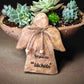 Holzengel 18x20x3 cm personalisiertes Geschenk