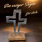 personalisiertes Kreuz 10x17x5 cm mit Wunschgravur