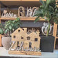 Dekoaufsteller Zuhause mit Wunschgravur 24cm personalisiertes Geschenk