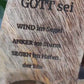 Segelboot aus Holz 22cm personalisiertes Geschenk