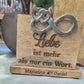 personalisierte Standbotschaft "Liebe ist mehr als nur ein Wort" mit Wunschgravur