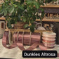 Satinband 12 mm x 25 m dunkles altrosa