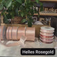 Satinband 38 mm x 25 m roségold