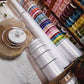 Satinband 6 mm x 25 m weiß