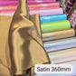 Satin Tischläufer 36 cm x 9 m dunkelblau