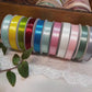 Satinband 12 mm x 25 m apfelgrün