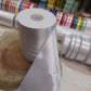 Satin Tischband 100 mm x 25 m weiß