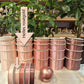 Satinband 38 mm x 25 m roségold