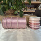 Satinband 3 mm x 50 m hellaltrosa