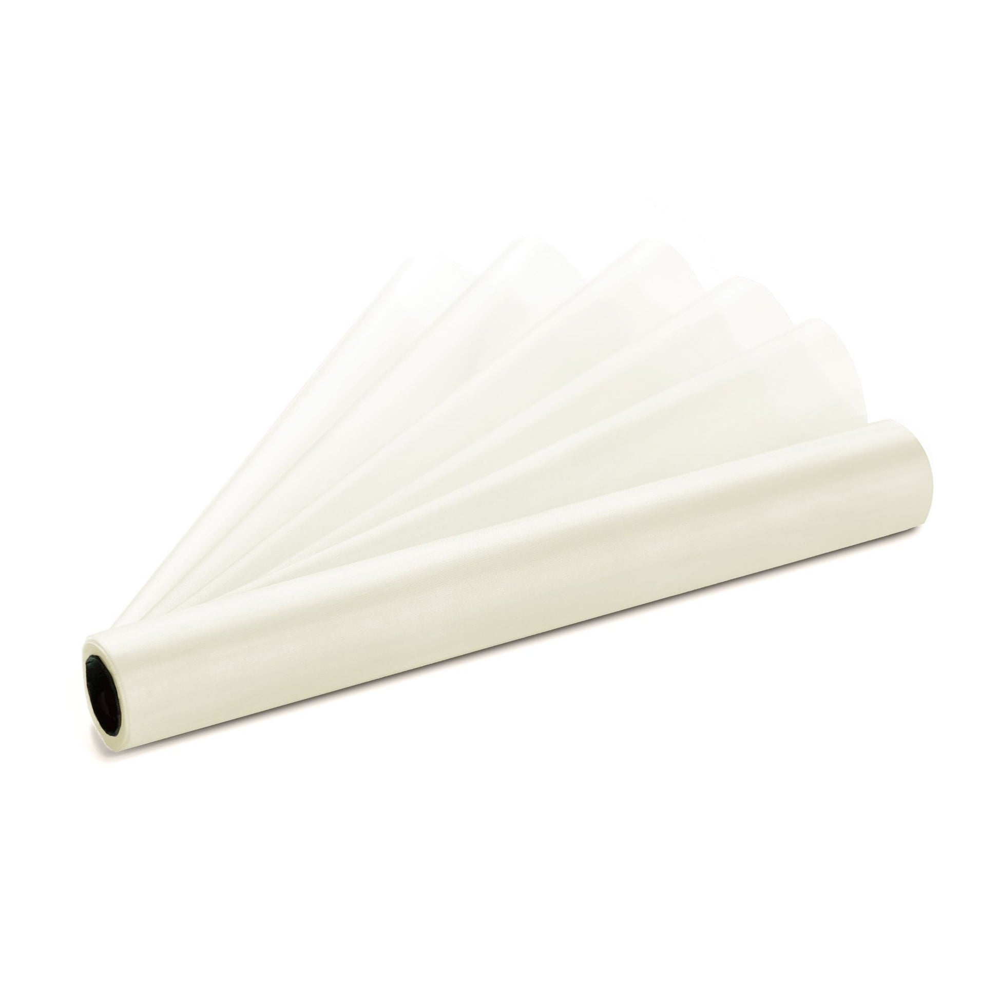 Tischläufer Organzastoff 36cm x 9m elfenbein Tischband Tischdeko